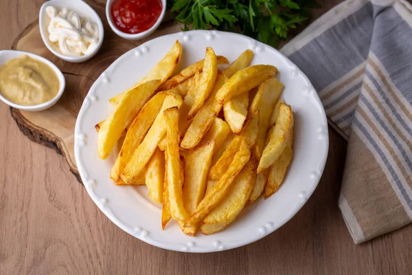 Turkish style handmade french fries, Turkish name; Ev yapimi patates kizartmasi