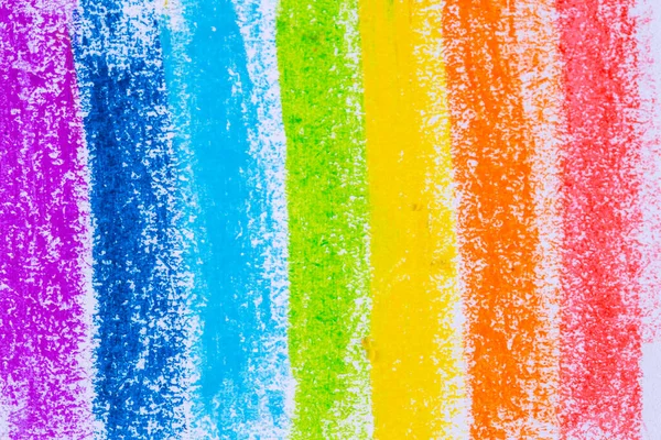 Colorful Pastel Crayons Painting Background — Stockfoto