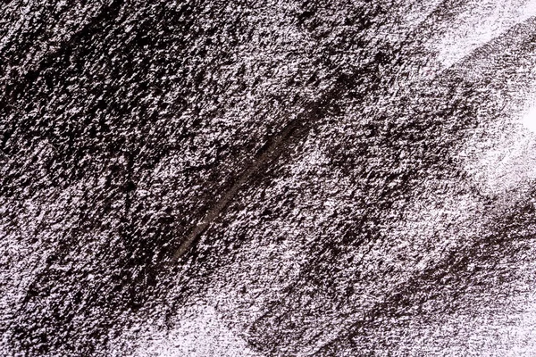 Black color, pastel crayon paint