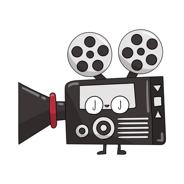 Cute Cinema Clapper Cartoon Character — Foto de Stock