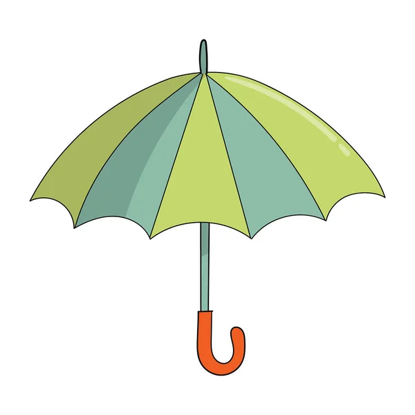 Umbrella Isolated Autumn Concept — ストック写真