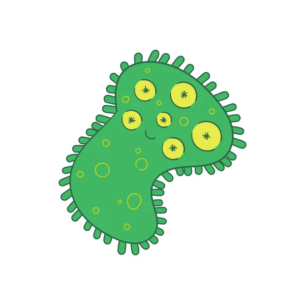 Virus Emoticon Covid Emoticon Bacteria Emoticon — Zdjęcie stockowe