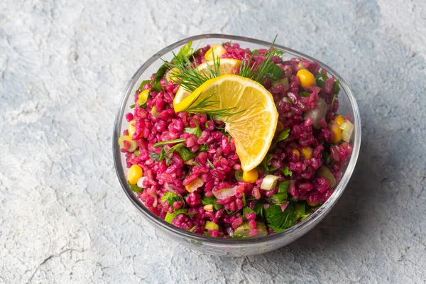 Şalgamlı Bulgur Salatası (Türkçe adı; salgamlı bulgur salatasi)