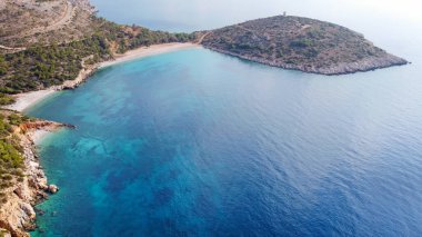 Trachili beach on Chios Island, Greece clipart