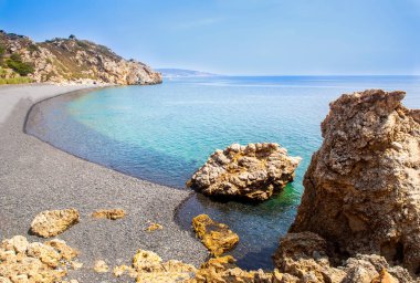 Mavra Volia Beach, Chios, Greece