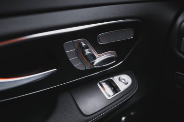 Tonsberg, Norway - march 22, 2022: black Mercedes eVito is a new electric van.