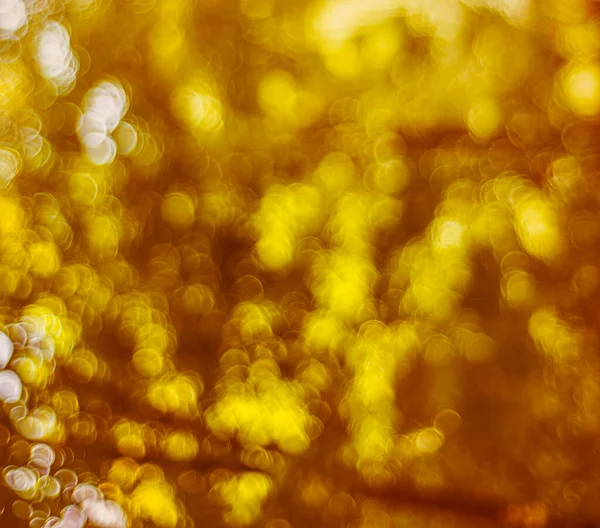 Golden Bokeh Defocused Glitter Abstract Background Yellow Hot Bokeh — Stock Fotó