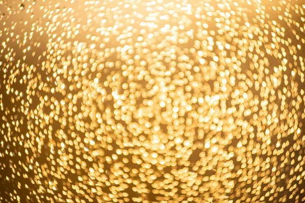 Dourado Bokeh Desfocado Brilho Fundo Abstrato Com Bokeh Quente Amarelo — Fotografia de Stock