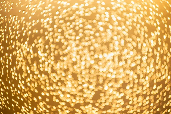 Oro Bokeh Sfocato Glitter Sfondo Astratto Con Giallo Bokeh Caldo — Foto Stock