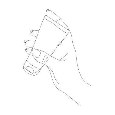 Beyaz arka planda izole edilmiş el kremi ve nemlendirici tübü olan kadın elleri. Vektör el çizgileri ve pembe noktalar sanat çizimleri. Deri bakımı konsepti. Pankartlar, reklamlar, amblemler için.