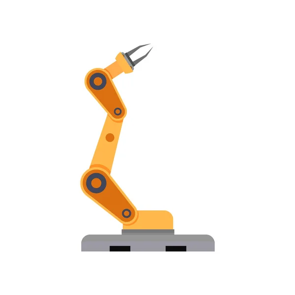 带式输送机臂机器人 用于收集和组装 矢量机器人手术和玩具 机器人手动机械设备及自动化工程工具的说明 — 图库矢量图片