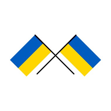 Slava Ukrayna bayrağı ve Ukrayna bayrağının zaferi. Vector Ukrayna bayrağı, ulusal bayrak ve vatansever ülke bağımsızlığı, Ukrayna ambleminin vatanseverliği