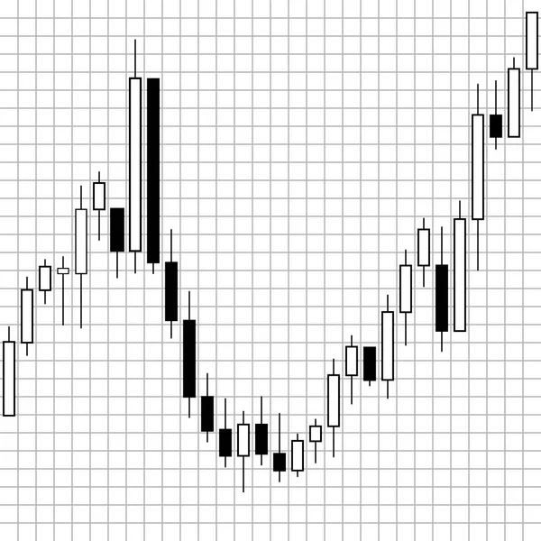 Negro Gráfico Blanco Velas Japón Vacías Llenas Ilustración Vectorial Japón — Vector de stock