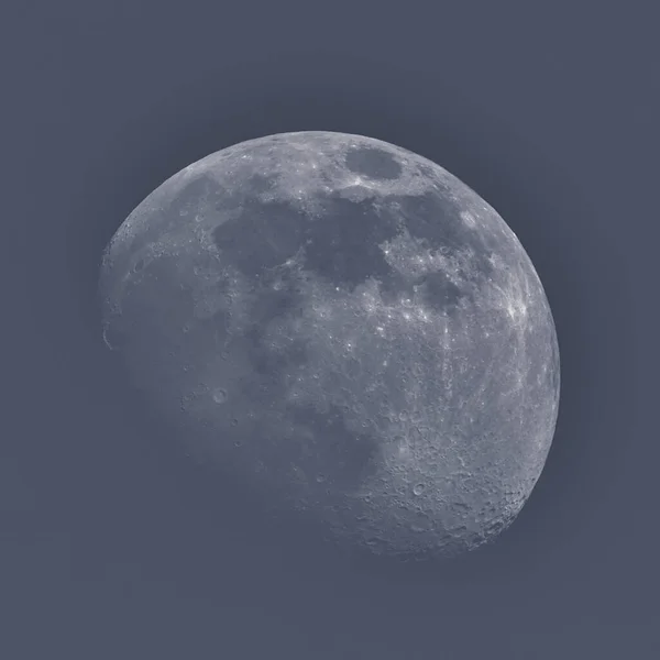 Рано Утром Весной Заходящая Луна — стоковое фото