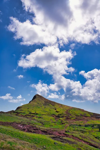 Ponta Sao Lourenco Madeira Portugalsko Krásný Malebný Výhled Hory Zelené — Stock fotografie