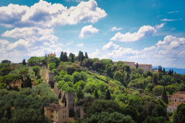 Landscape panorama from Tuscany, in the Chianti region. Italy.