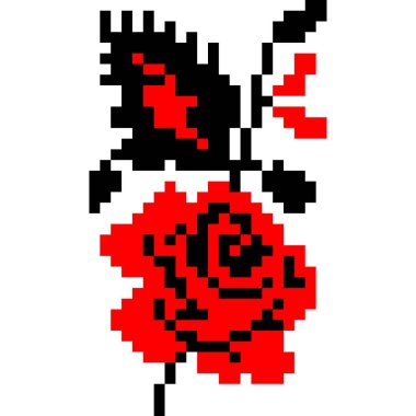 Beyaz arka planda izole edilmiş etnik halk Ukrayna minimalist deseni. Ukrayna işlemeli tişörtün geleneksel bir unsuru - vyshyvanka. tasarım ve dekorasyon ögeleri olarak kullanılabilir.