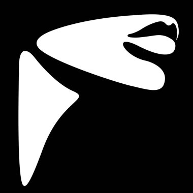 vector black and white light and shadow isolated illustration of beautiful female lips shaped by shadow. useful for logo, advertising of cosmetic procedures, lip shaping, lipsticks, beauty salons.