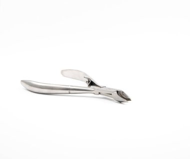 Makas beyaz arkaplanda izole edildi