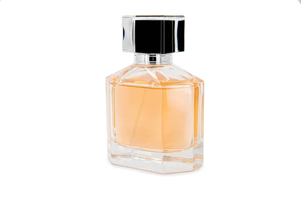 Frasco Perfume Isolado Sobre Fundo Branco — Fotografia de Stock