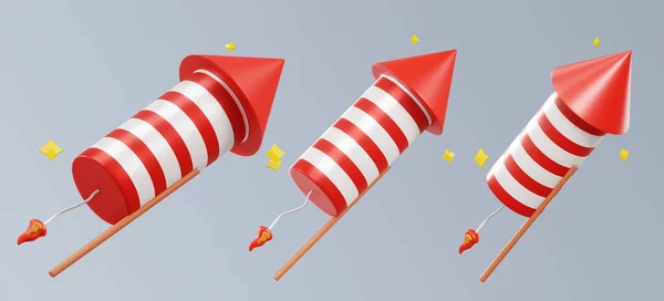 Yılbaşı minimal tasarımı 3D oluşturma