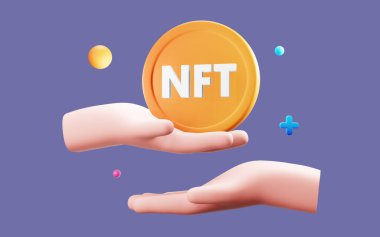 İzole edilmiş arkaplan 3d oluşturma üzerine şifreleme simgesi ayarlandı