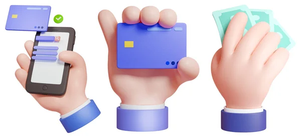 iş eli beyaz izole arkaplan 3d görüntüleme üzerine kurulur