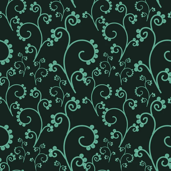 Çiçek ve yapraklı Çiçeksiz Desen çizimi