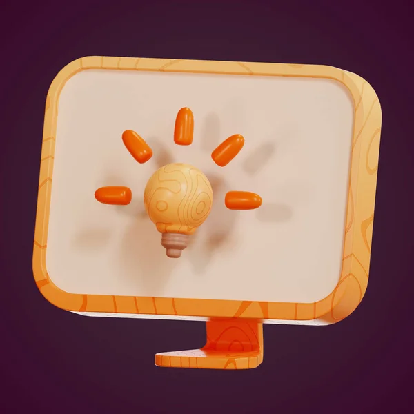 Okul ve Eğitim çevrimiçi öğrenim karikatür simgesi seti izole edilmiş arkaplan 3d görüntüleme