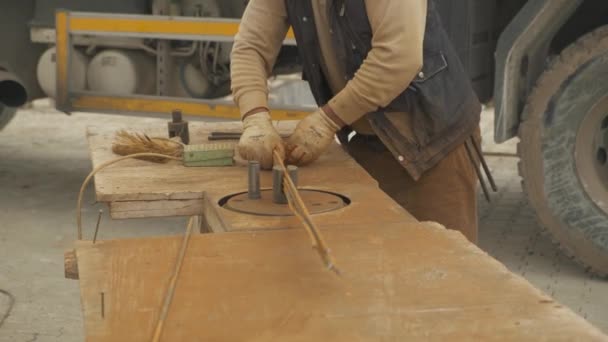 Rebar Bending Industrial Manual Robot — 비디오