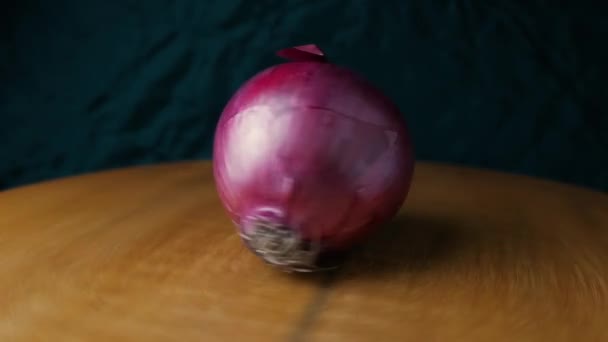 Bohlam Onion Ungu berputar — Stok Video