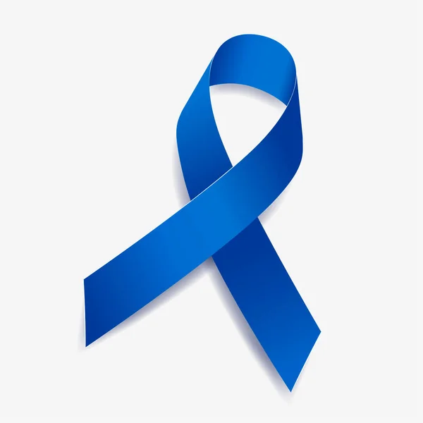 Blauw Lintbewustzijn Artritis Waterveiligheid Hydrocefalie Vezeldysplasie Onderwijs Colonkanker Geïsoleerd Witte — Stockvector