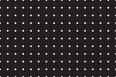 Kablo çerçeveli noktalar, pürüzsüz desen, Hud tasarım elementi. Vektör illüstrasyonu