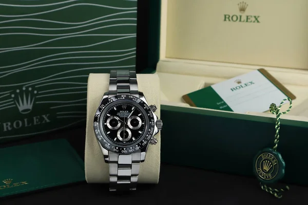 Rolex Armbanduhr Modell Daytona Auster Ewiger Chronometer Der Superlative Mit — Stockfoto