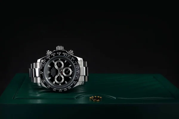 Rolex Montre Bracelet Modèle Cosmographe Daytona Huître Chronomètre Perpétuel Superlatif — Photo