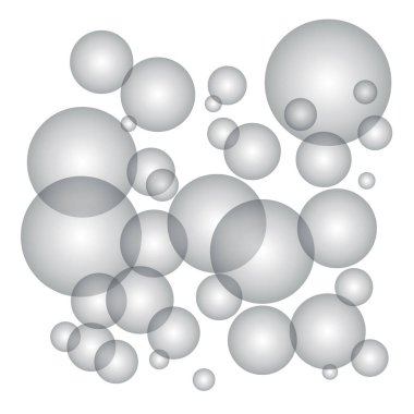 Kapağında hacim topları olan gri üç boyutlu arka plan. Soyut modern desenli beyaz doku tasarım şablonu. Kapağında hacim topları olan gri üç boyutlu arka plan. Soyut modern desenli beyaz doku tasarım şablonu. 