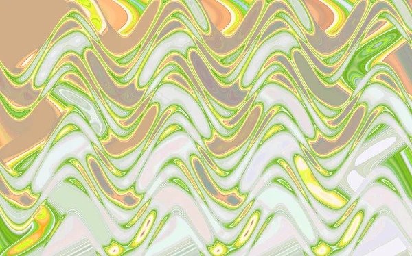 Pozadí Růžové Zelená Mořské Vlny Ilustrace Krásná Textura Moderním Stylu — Stock fotografie