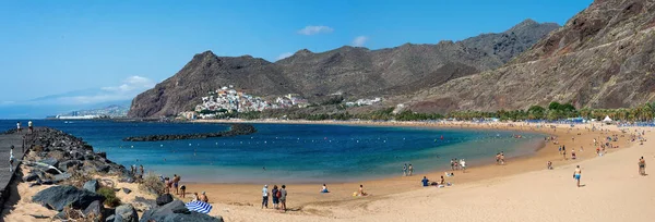 Paesaggio Della Spiaggia Las Teresitas Una Giornata Sole Santa Cruz — Foto Stock