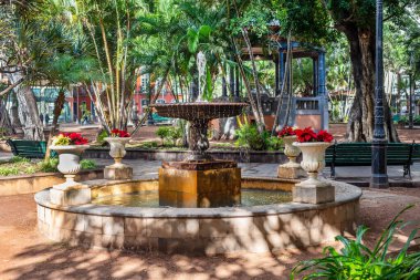 Water fountain in Tenerife. Canary Islands. Spain