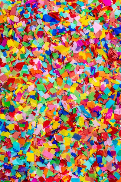 Multicolored Confetti Background Advertising Carnival Parties — Zdjęcie stockowe