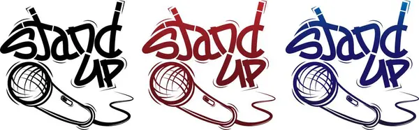 Stand UP logosu (Vektör illüstrasyonu)