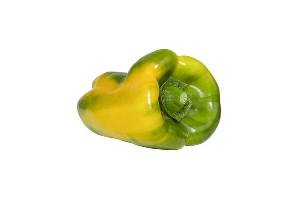 Yellow Pepper Paprika Isolated White Background — Stock Photo, Image