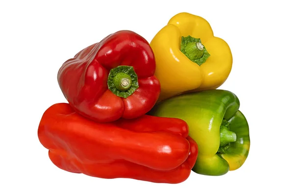 Rote Grüne Gelbe Paprika — Stockfoto