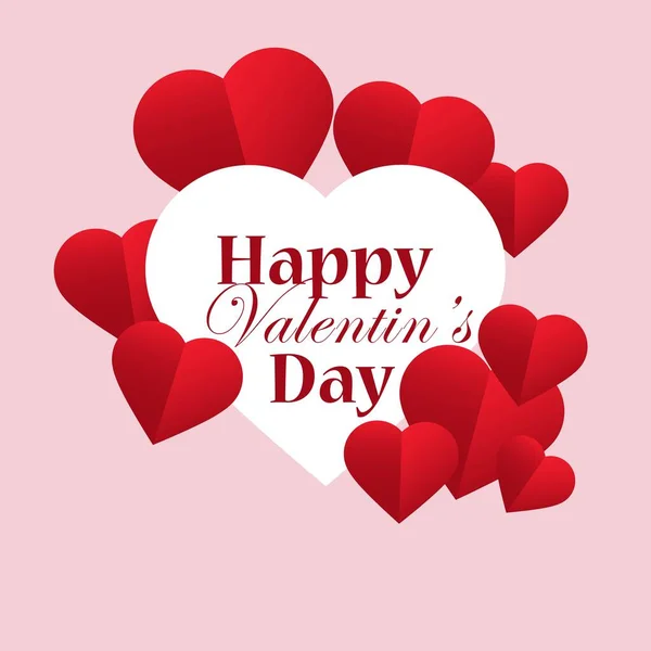 Valentin's Day. Heart form. Design element for wallpapers, greeting cards, valentine cards. Vector illustration. EPS 10
