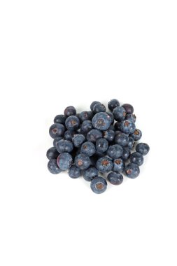 Beyaz bir arka plan üzerinde izole yaban mersini 