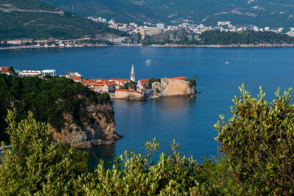 Centro Storico Una Zona Storica Della Località Montenegrina Budva Sul — Foto Stock