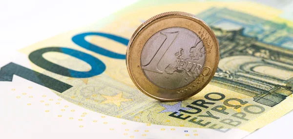 Euro Background Banknote 100 Euros — Photo