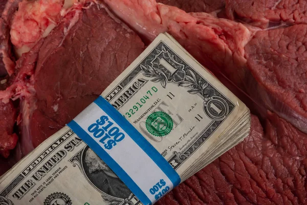 Conceptual plot about the price of beef meat