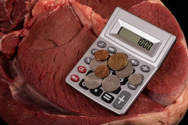 Conceptual plot about the price of beef meat