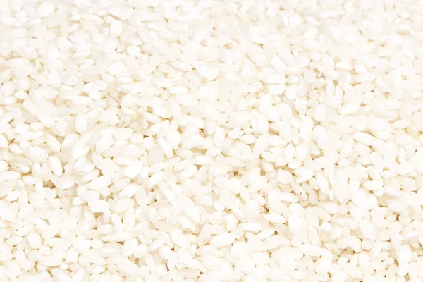 Weiße Reiskörner Hintergrund Orientalische Und Gesunde Ernährung — Stockfoto